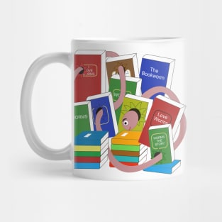 The book worm Mug